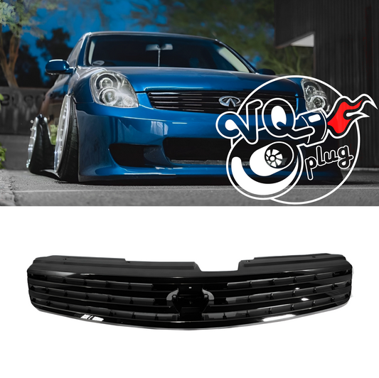 G35 Sedan OEM Style Gloss Black Grill | G35 Sedan VQ35DE - Cosmetic, Discount $10, Ebay, G35, Sedan