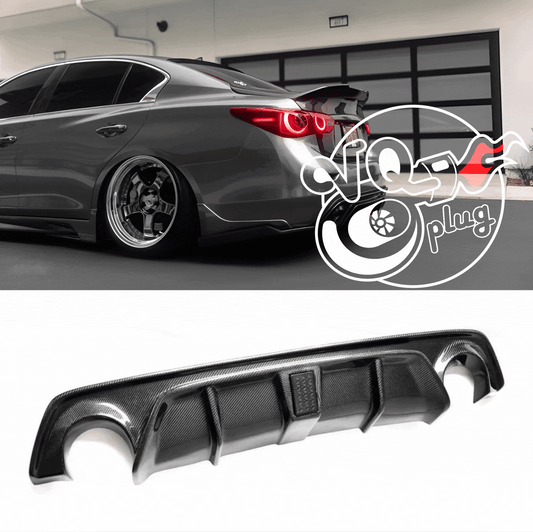 Q50 2018 + VR Carbon Fiber Rear Brake Light Diffuser | VR30DDTT - Cosmetic, Discount $10, Ebay, Q50, Q50 / Q60