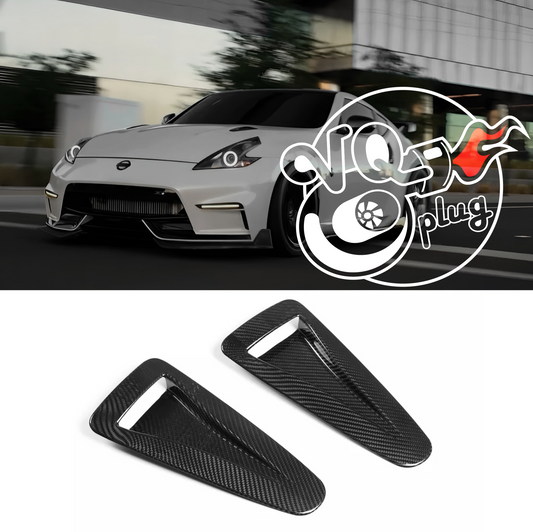 GTR Carbon Fiber Hood Vents | 350z, 370z, Cosmetic, Coupe, Discount $10