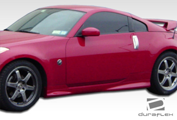 2003-2008 Nissan 350Z Z33 Duraflex N-2 Body Kit - 5 Piece - Includes N-2 Front Bumper (104988) N-1 Side Skirts Rocker Panels (100497) N-1 Rear Add On Bumper Spat Extensions (100496)