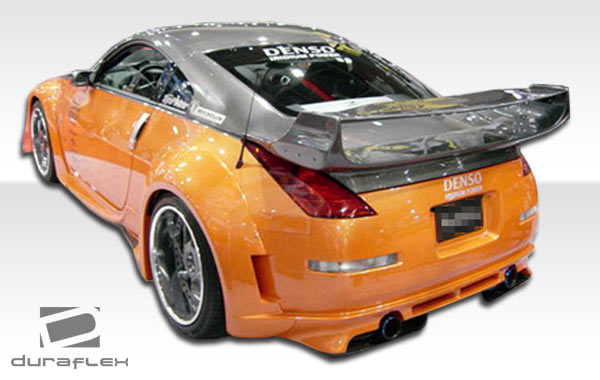 2003-2008 Nissan 350Z Z33 Duraflex Vader 3 Wide Body Rear Fender Flares - 2 Piece