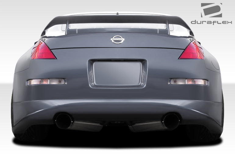 2003-2008 Nissan 350Z Z33 Duraflex J-Spec 2 Body Kit - 4 Piece - Includes J-Spec 2 Front Bumper Cover (107832) J-Spec 2 Side Skirts Rocker Panels (107833) J-Spec 2 Rear Lip Under Spoiler Air Dam (107834)