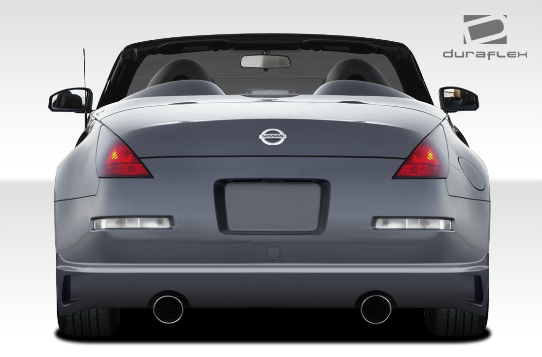 2003-2008 Nissan 350Z Z33 Duraflex J-Spec Body Kit - 4 Piece - Includes J-Spec Front Bumper Cover (107829) J-Spec Side Skirts Rocker Panels (107830) J-Spec Rear Lip Under Spoiler Air Dam (107831)