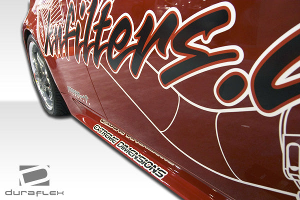 2003-2007 Infiniti G Coupe G35 Duraflex GT Competition Side Skirts Rocker Panels - 2 Piece