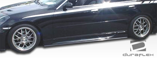 2003-2004 Infiniti G Sedan G35 Duraflex Sigma Body Kit - 4 Piece - Includes Sigma Front Bumper Cover (103292) Sigma Rear Lip Under Spoiler Air Dam (103301) Sigma Side Skirts Rocker Panels (103302)