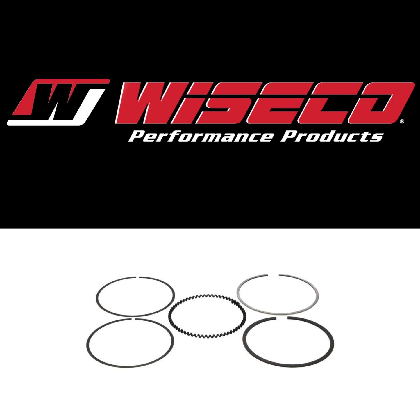 Wiseco 96.0mm Ring Set Ring Shelf Stock (for p/n K643M96)