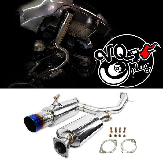 ISR Performance Single GT Exhaust With Burnt Tip - Nissan 370Z