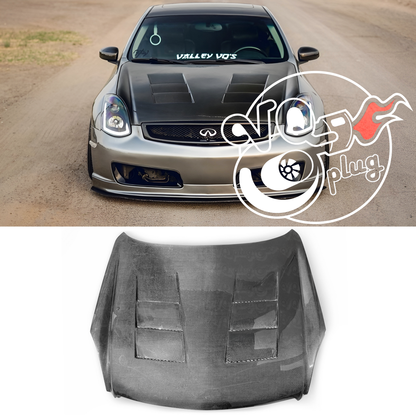 G35 Coupe TS Carbon Fiber Vented Hood | VQ35DE - Motor Vehicle Parts Cosmetic, Coupe, Discount $30, Ebay, Free Shipping