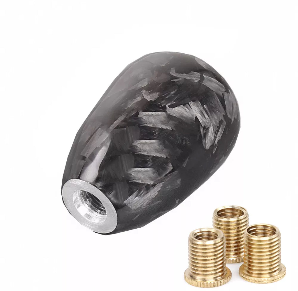 Customizable Carbon Fiber Shorty Shift Knob - 350z, 370z, Cosmetic, Coupe, Discount $5