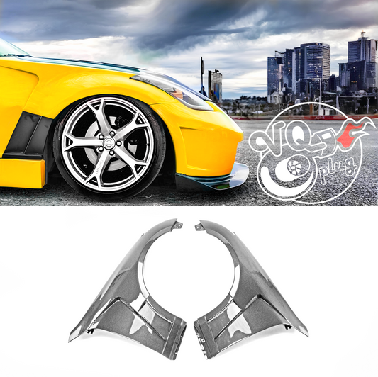 350Z Carbon Fiber Vented Fenders | 2003-2008 350Z Fender Replacements - 350z, Cosmetic, Discount $15, Ebay, Free