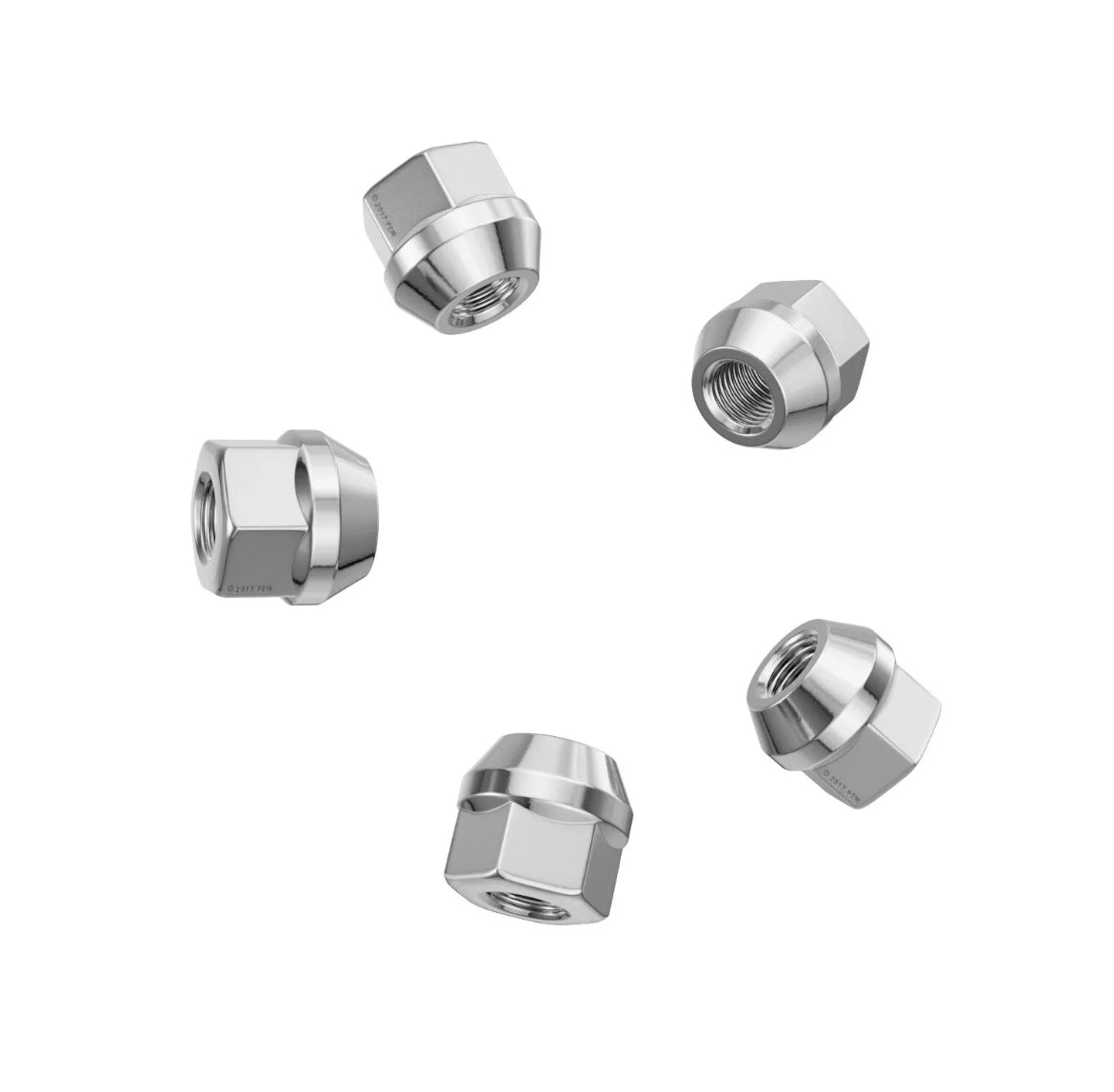 Steel M12x1.25 Open-End Lug Nut Set