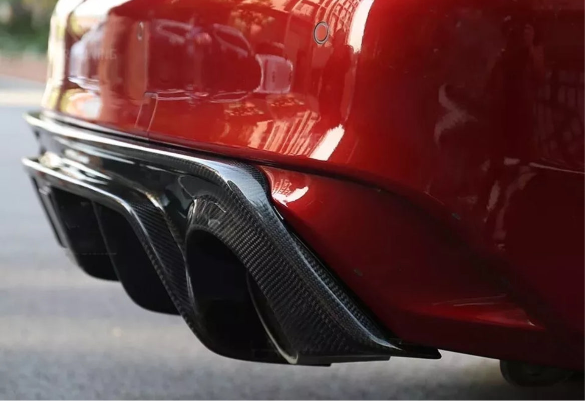 Q50 2018+ VR Carbon Fiber Rear Brake Light Diffuser | VR30DDTT