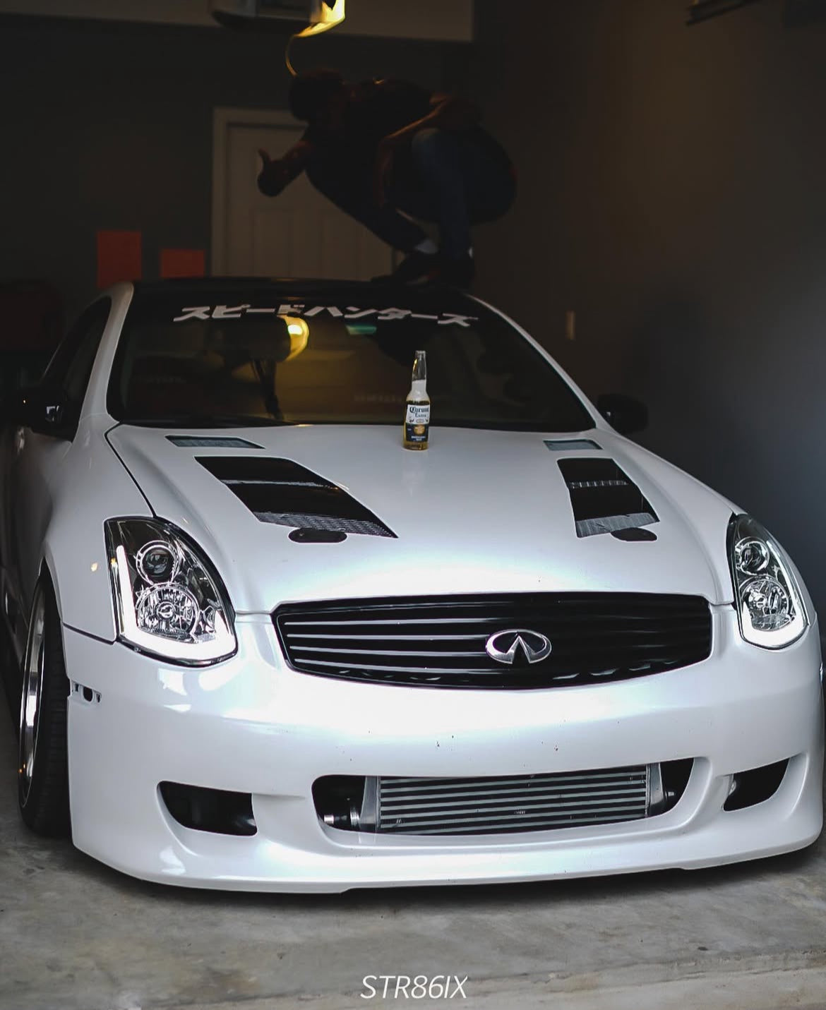 Chrome Spec-D LED Sequential Headlights for G35 Coupe 2003-2007 - Chrome Housing/Clear Lens - Competition Use,