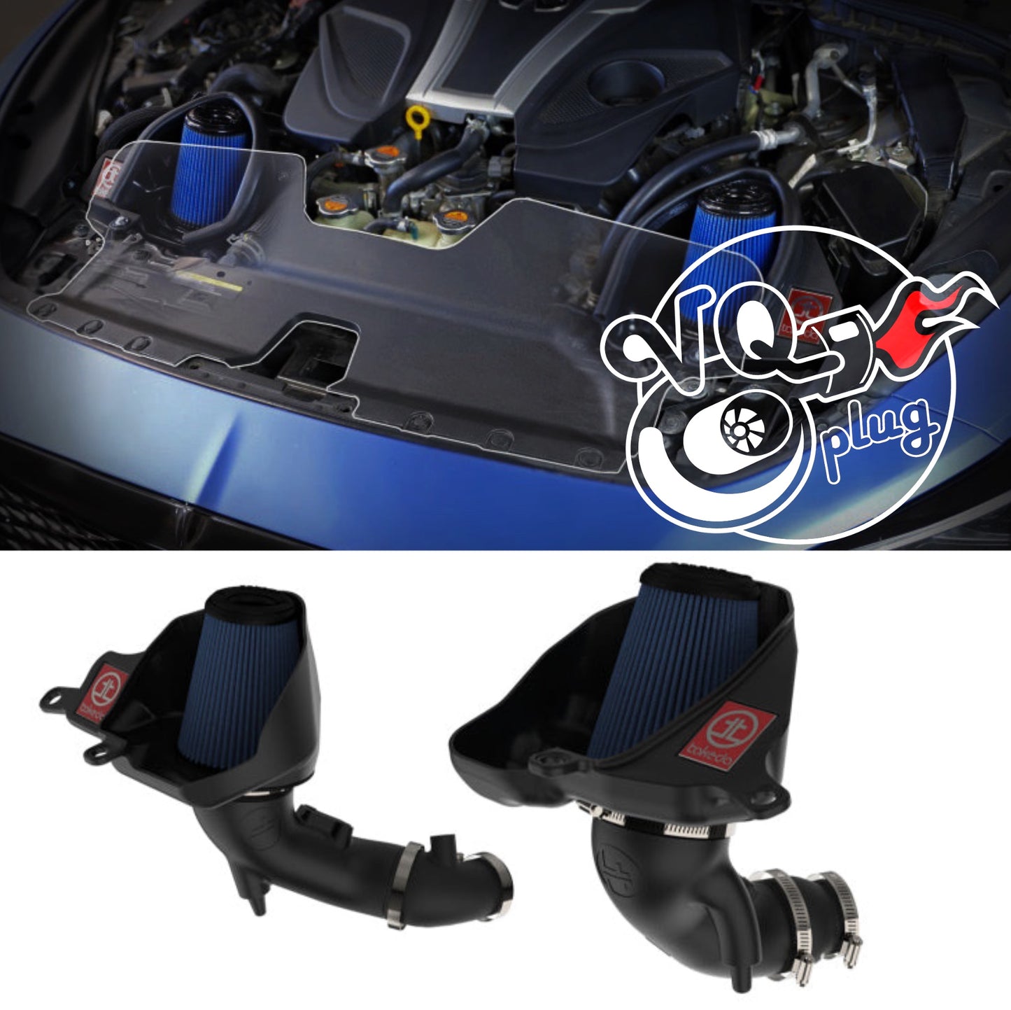 aFe Takeda Stage-2 Pro 5R Cold Air Intake System 16-19 Infinity Q50/Q60 V6-3.0L (tt)