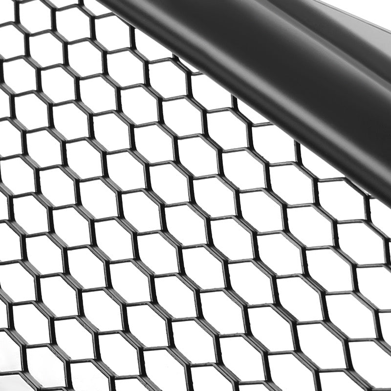 G35 Coupe Black Open Mesh Grill - Gloss Black - Cosmetic, Coupe, Discount $10, Ebay, G35 black hexagonal grid metal bar