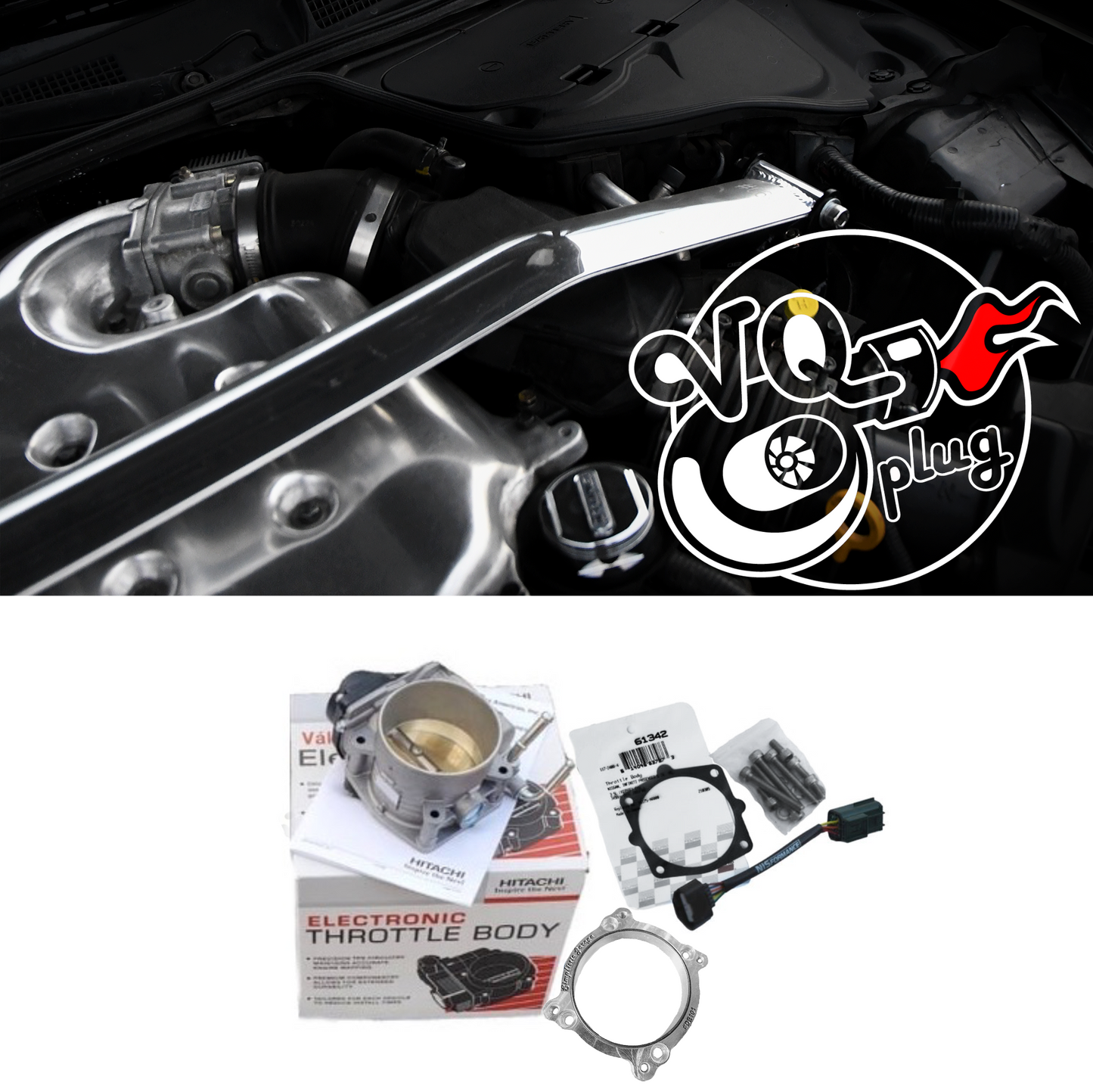 G35/350Z VQPlug 75mm Upgraded Throttle Body Kit | VQ35DE