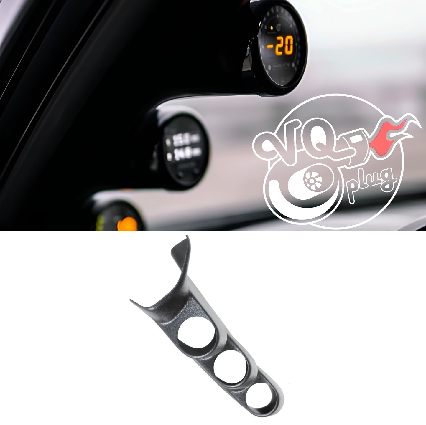 Autometer 03-07 350z Triple 52mm Pillar Gauge Pod