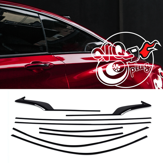 Q60 Gloss Black Chrome Delete Blackout Trim Kit | Sleek & Modern Styling - Cosmetic, Discount $15, Ebay, Q50 / Q60, Q60