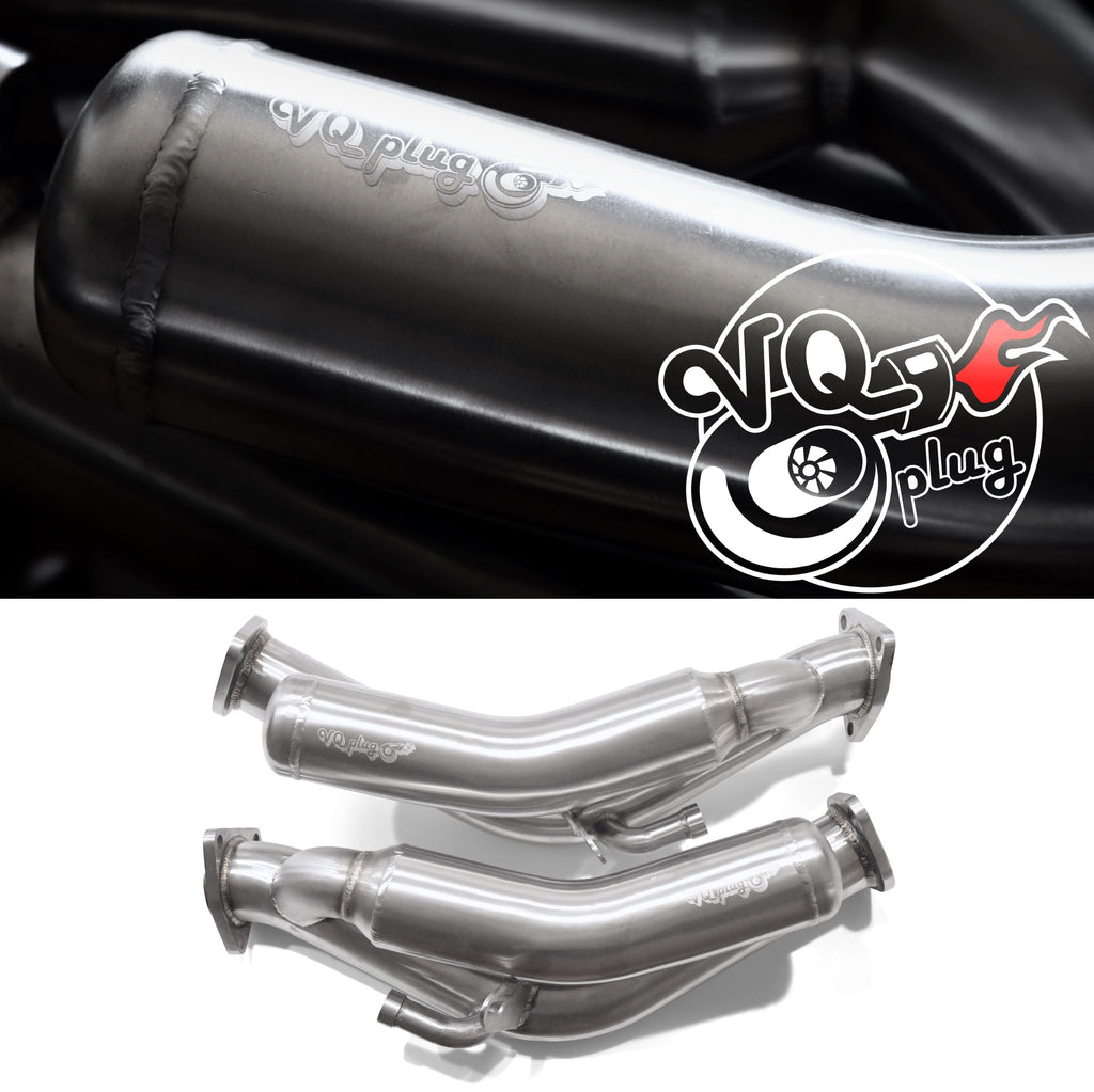 G35/350Z VQPlug ART Pipes | Stainless Steel Resonated Test Pipes VQ35DE