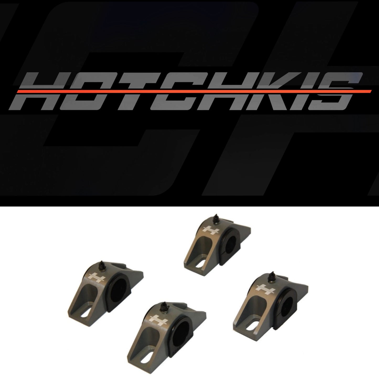 Hotchkis 07-12 G35/G37 Sedan / 09-12 370z / 08+-12 G37X AWD HD Billet Sway Bar Bushing Bracket Kit