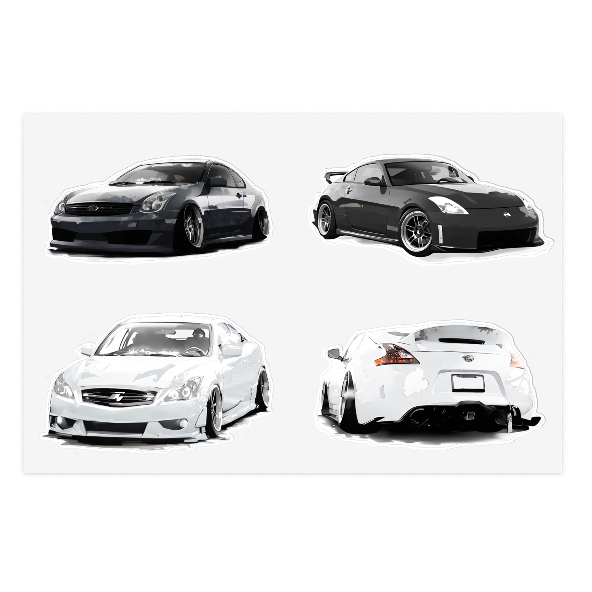 VQPlug Signature Sticker Pack | VQ 2025 Edition - 6’’ × 4’’ / White / Die-Cut - Paper products Merch, VQplug Originals