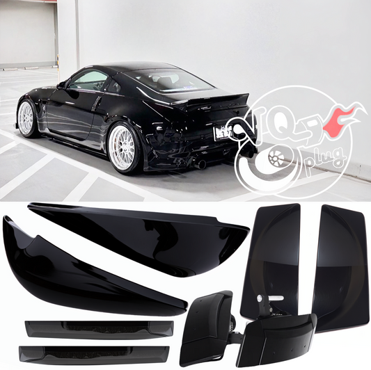 350Z Complete Blackout & Tinting Kit | Tail Light & Reverse Light Tint + Blacked Out Options - 350z, Competition Use,