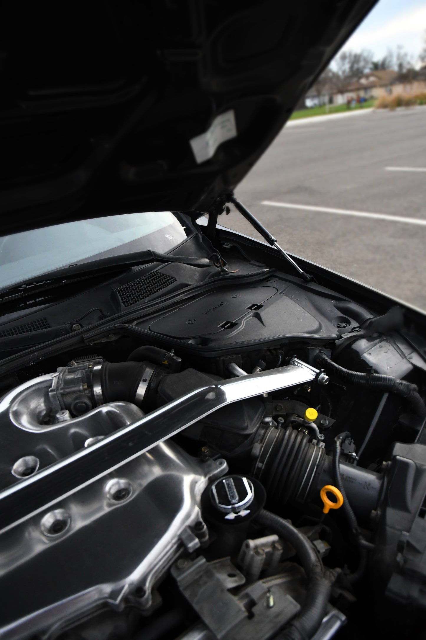 G35 Hood Strut Damper Kit | Carbon Fiber Edition