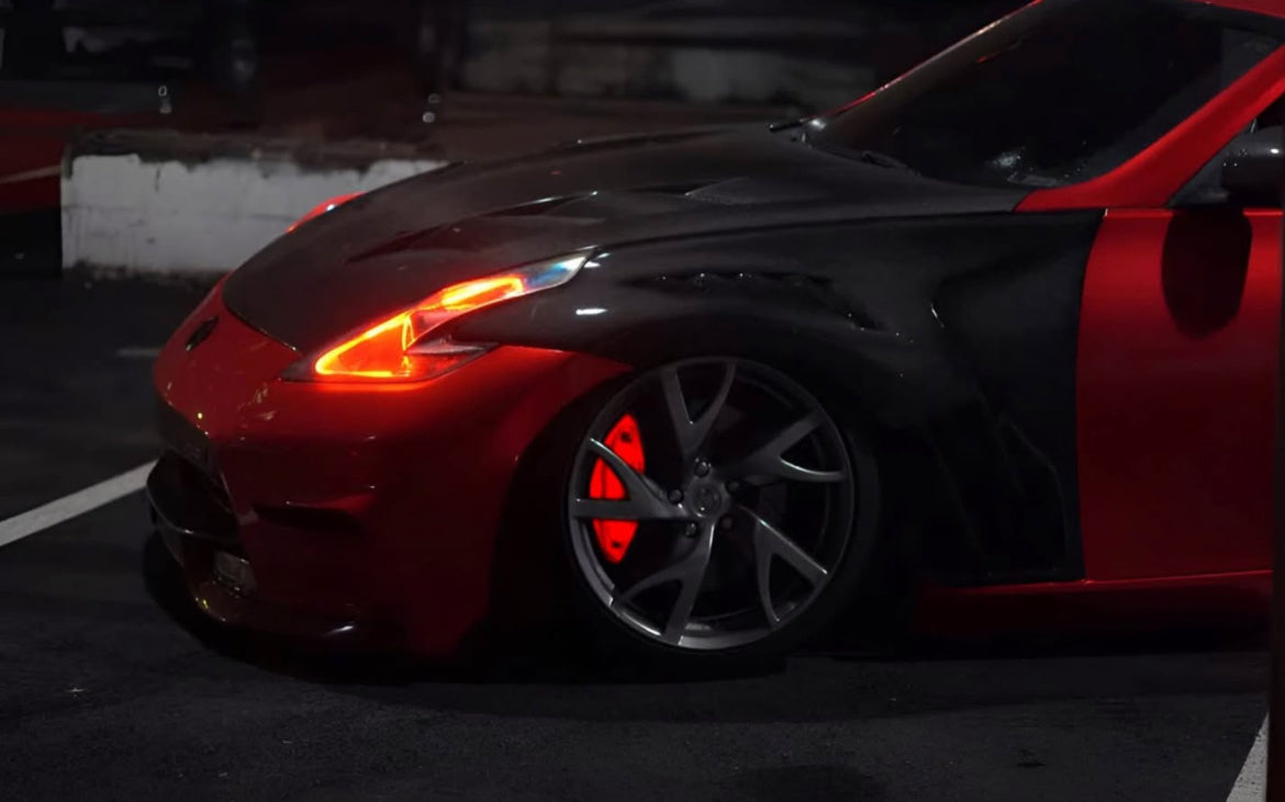 Crazy Bright Reflective Caliper Wrap | High-Temp Vinyl for Glowing Brake Calipers