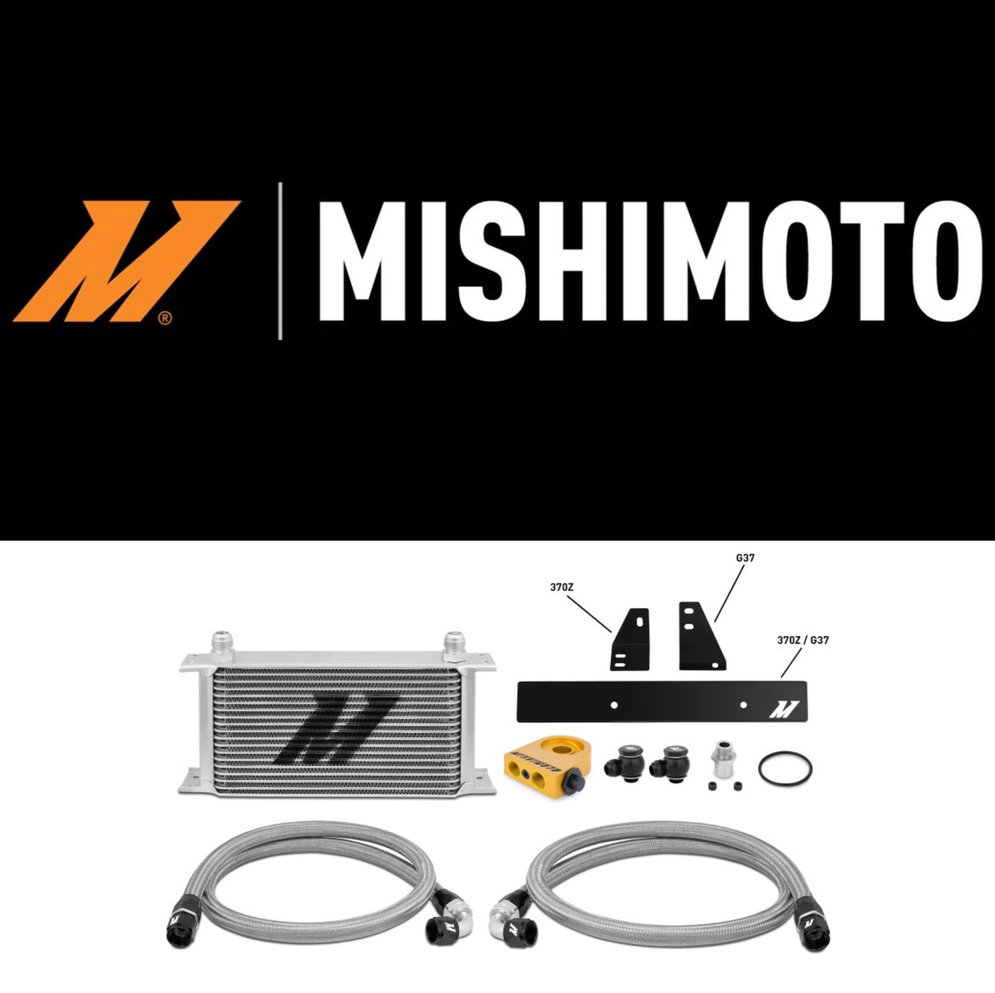 Mishimoto 09-12 Nissan 370Z / 08-12 Infiniti G37 (Coupe Only) Thermostatic Oil Cooler Kit
