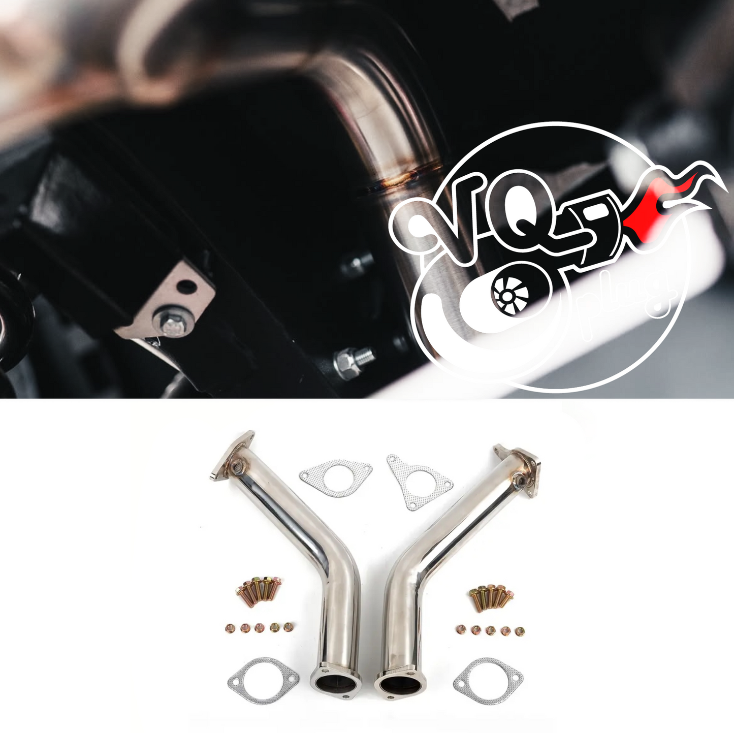 Q50/Q60 Stainless Steel Test Pipes/Down Pipes | VR30DDTT