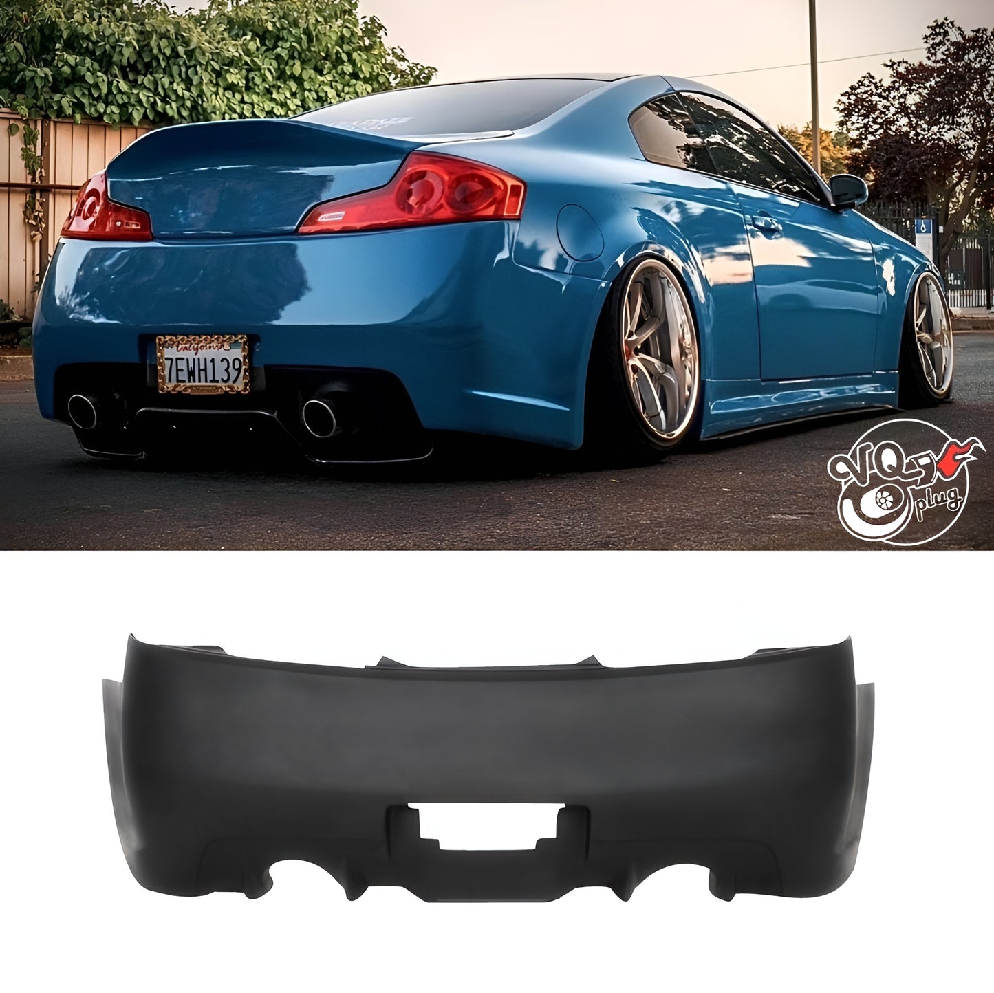 G35 Chargespeed Rear Bumper - G35 Chargespeed Rear Bumper - Bumpers, Coupe, Discount $30, G35, VQ35DE blue car