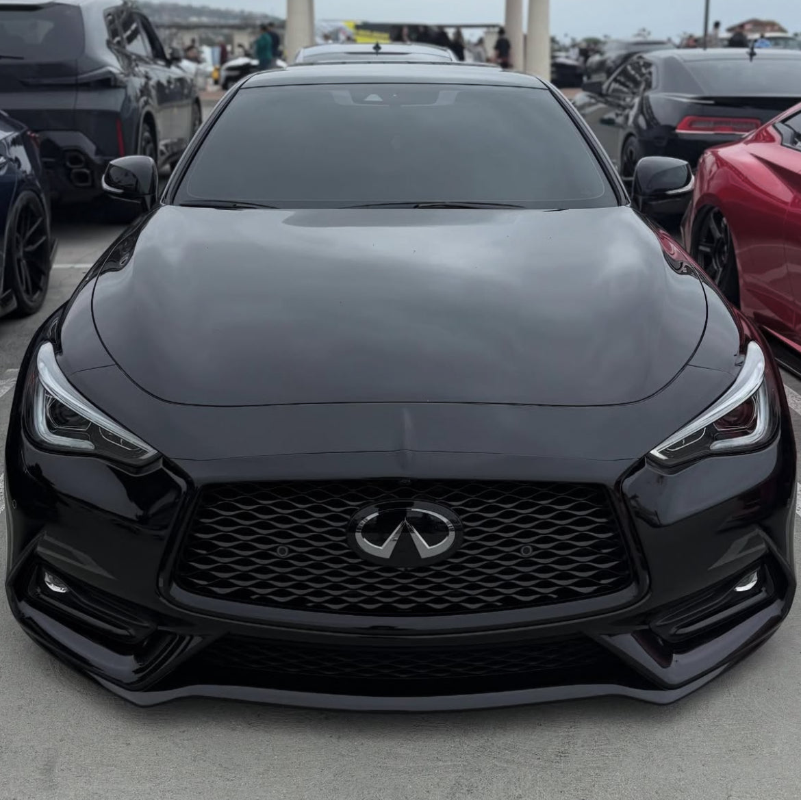 Q60 Nano Carbon Super Gloss Precut Window Tints | Front/Sides/Rear Customizer - Competition Use, Cosmetic, Discount $5,