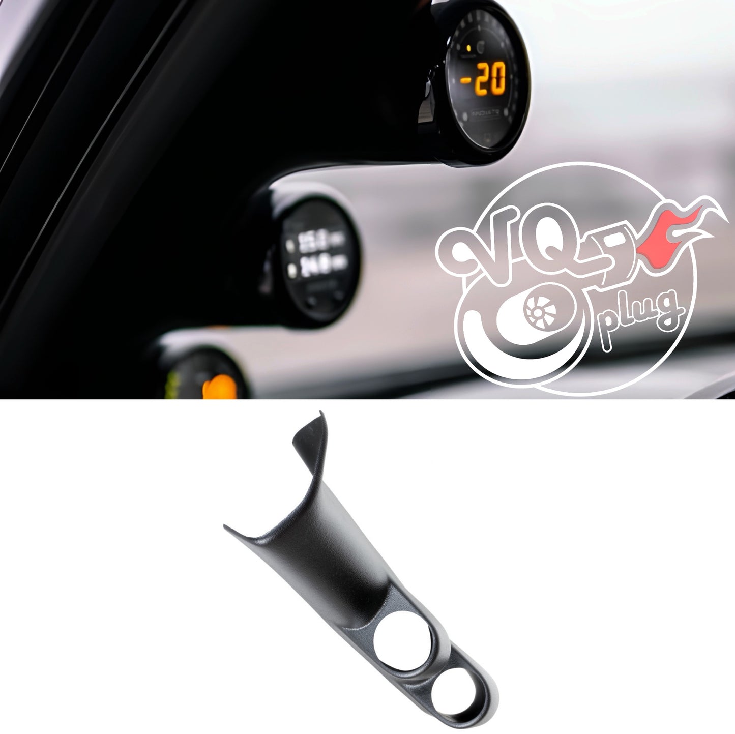 Autometer 03-07 350z Dual 52mm Pillar Gauge Pod