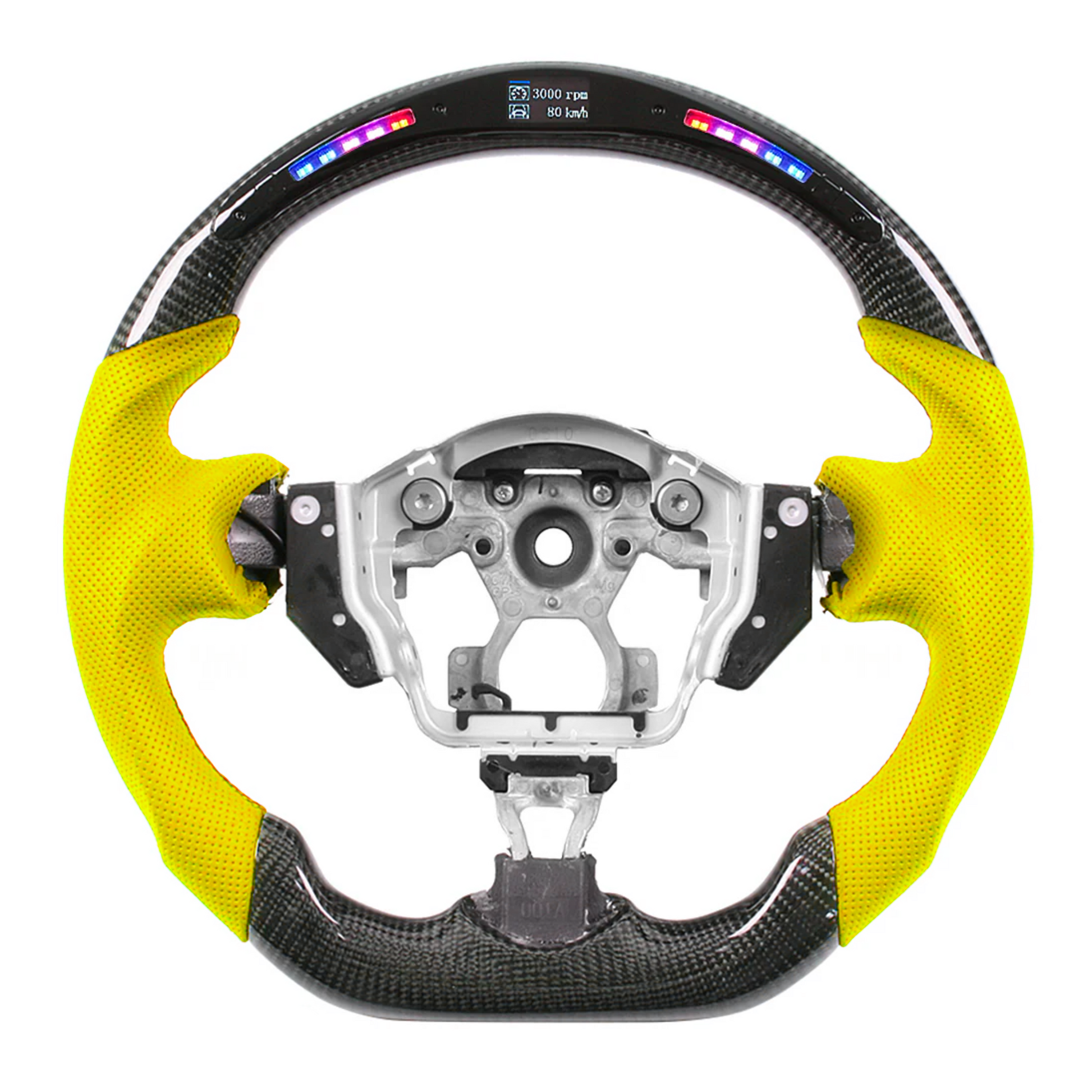 350Z RGB Display Carbon Fiber Customized Steering Wheel | RGB LED Light for Nissan 350Z - 350z, Cosmetic, Discount $20,
