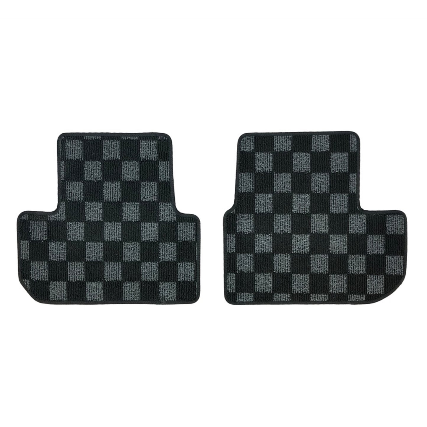 P2M G35 Dark Grey Checkered Racing Floor Mats