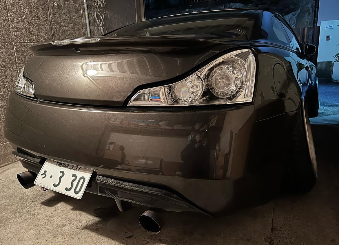 G37 Coupe Clear/Chrome Tail Lights - G37 Coupe Clear/Chrome Tail Lights - Competition Use, Cosmetic, Coupe, Discount