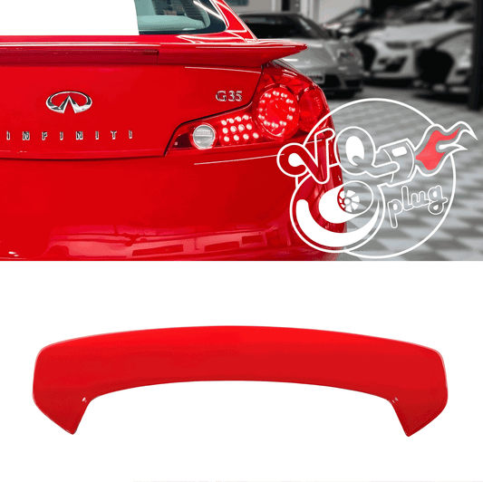 G35 Coupe Factory OEM Style Spoiler with 3rd Brake Light | Paint Matched - Cosmetic, Coupe, Discount $10, Ebay, G35