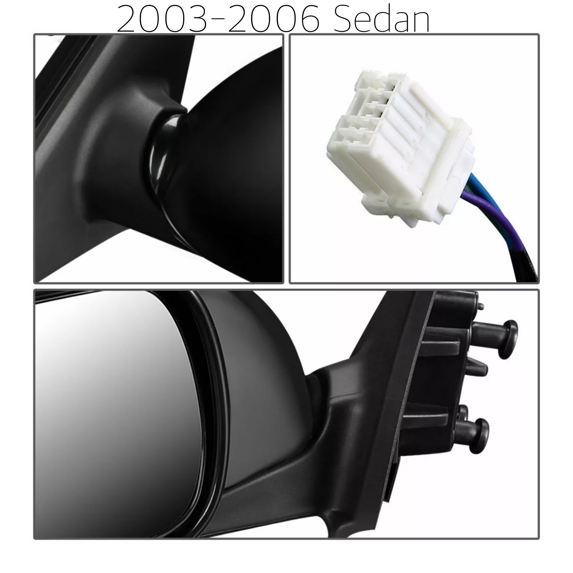 G35 Sedan Mirror Replacement | Motorized Mirror OEM Replacement 2003–2006 & 2006-2008 G35 Sedan - Discount $5, Ebay,