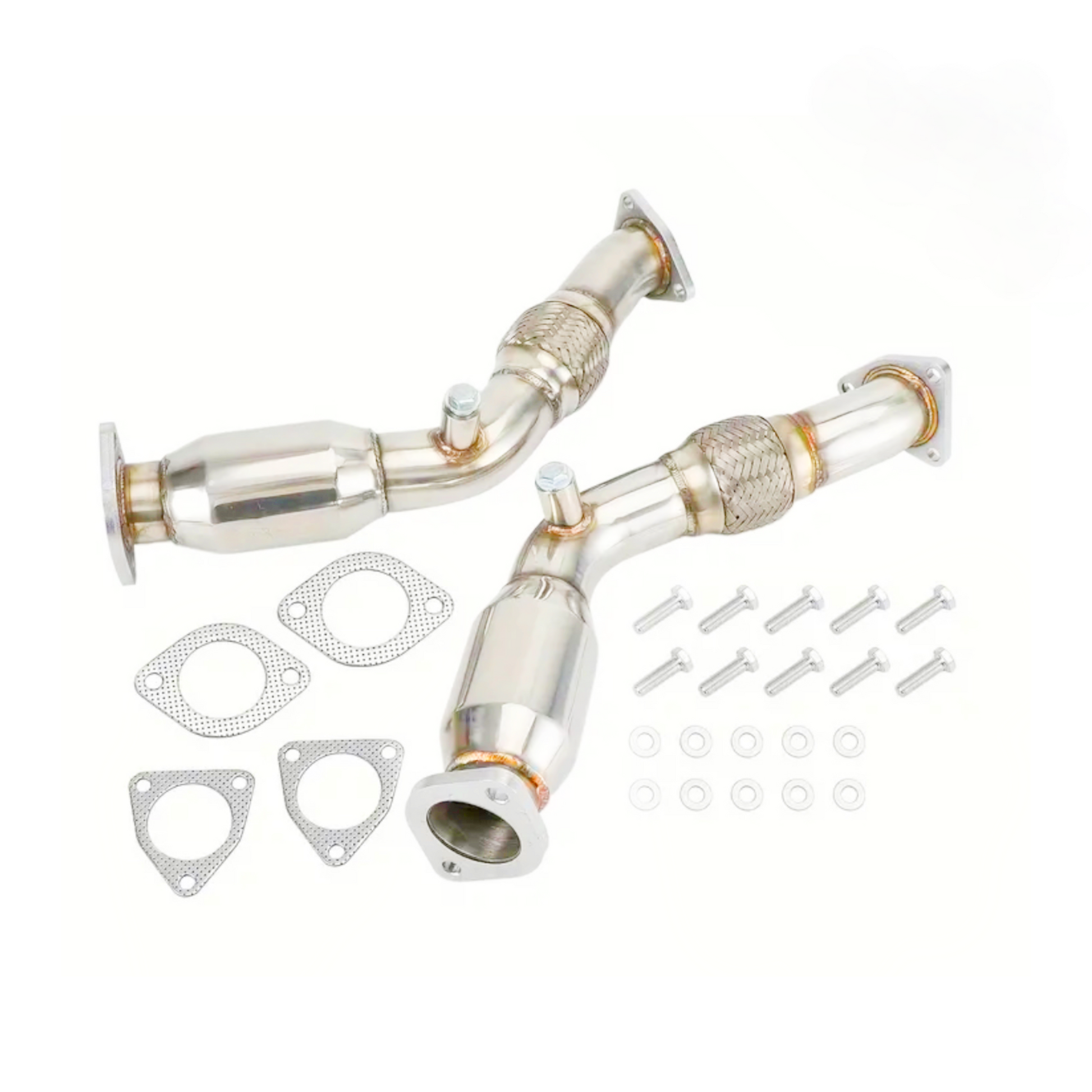 G35/350Z Resonated Stainless Steel Test Pipes/Down Pipes | VQ35DE - 350z, Competition Use, Coupe, Discount $15, Ebay
