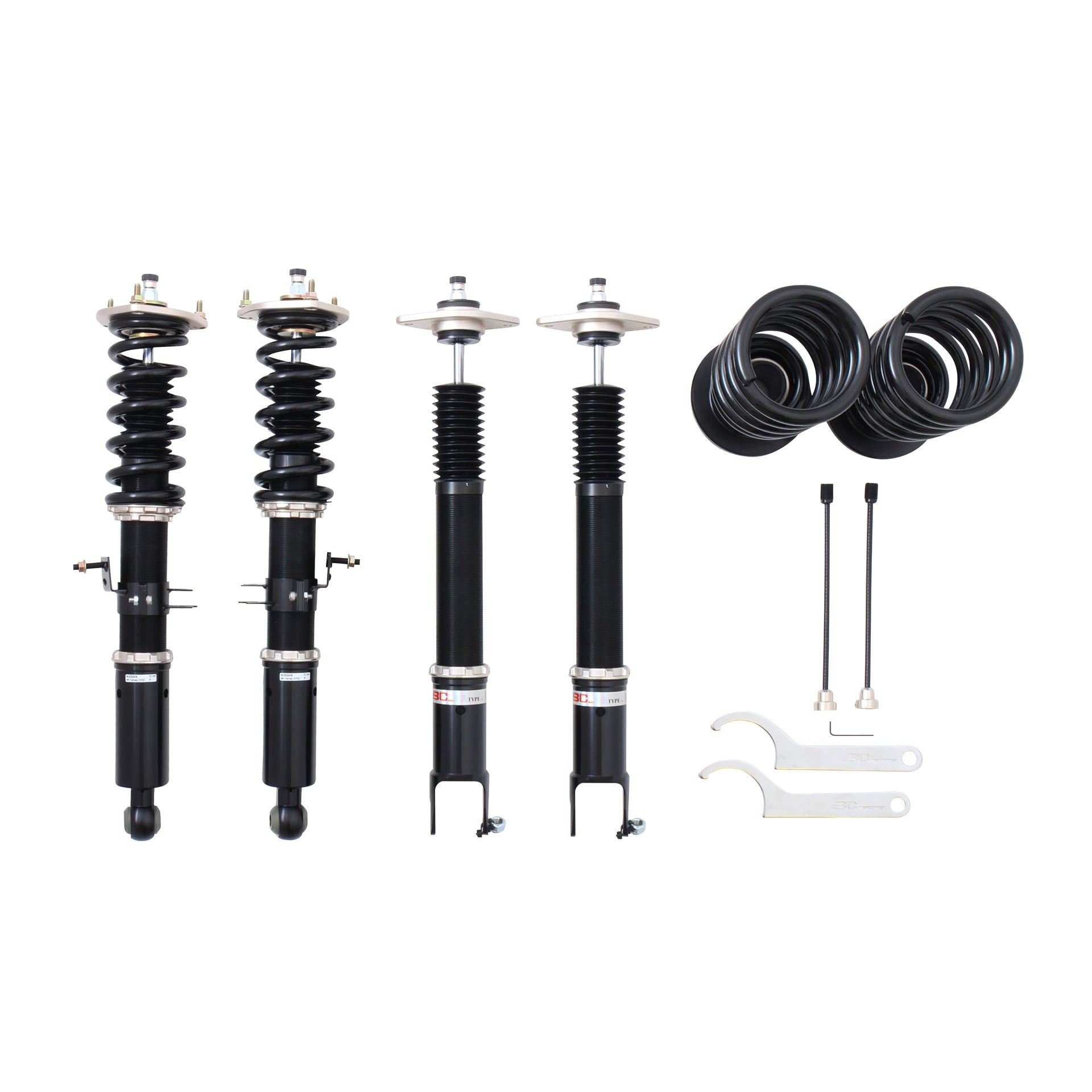 BC-Racing 370Z BR Type Coilovers | OEM Style RWD - 370z, Free Shipping, Performance, VQ37VHR