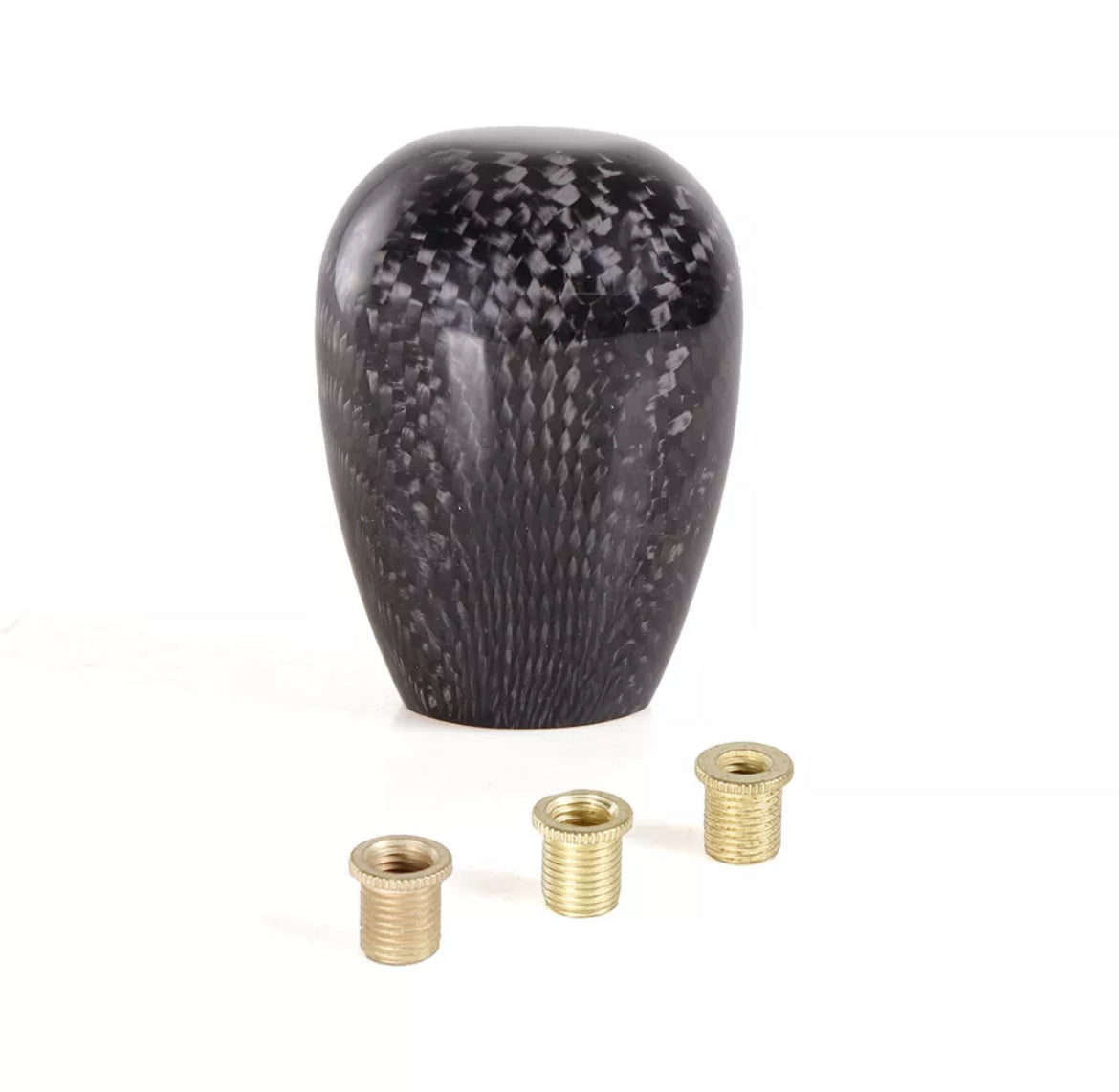 Customizable Carbon Fiber Shorty Shift Knob - 350z, 370z, Cosmetic, Coupe, Discount $5