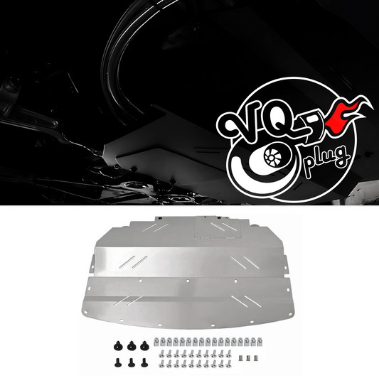 Q50/Q60 RWD Aluminum Splash Guard Under Tray | VR30DDTT - Aluminum/Silver - Cosmetic, Discount $10, Ebay, Performance,