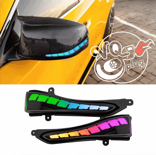 Q50/Q60 RGB Sequential Side Mirror Lights | VQPlug - Competition Use, Cosmetic, Discount $10, Ebay, Q50