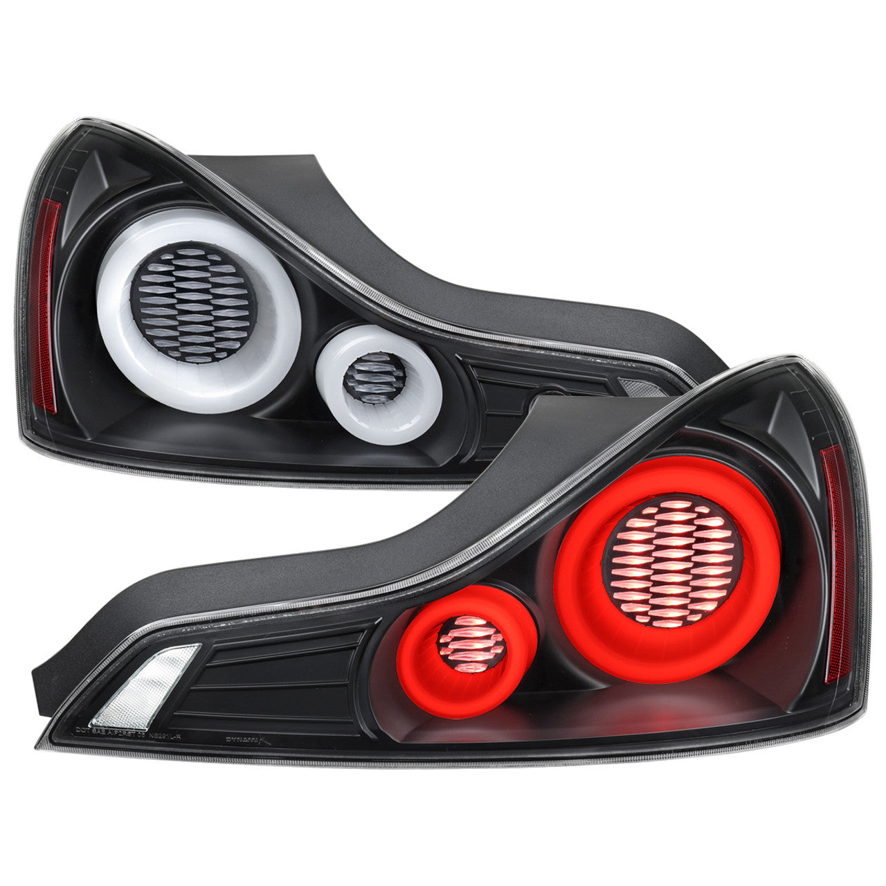 Spec-D G37/Q60 Coupe Customizable LED Sequential Halo Tail Lights