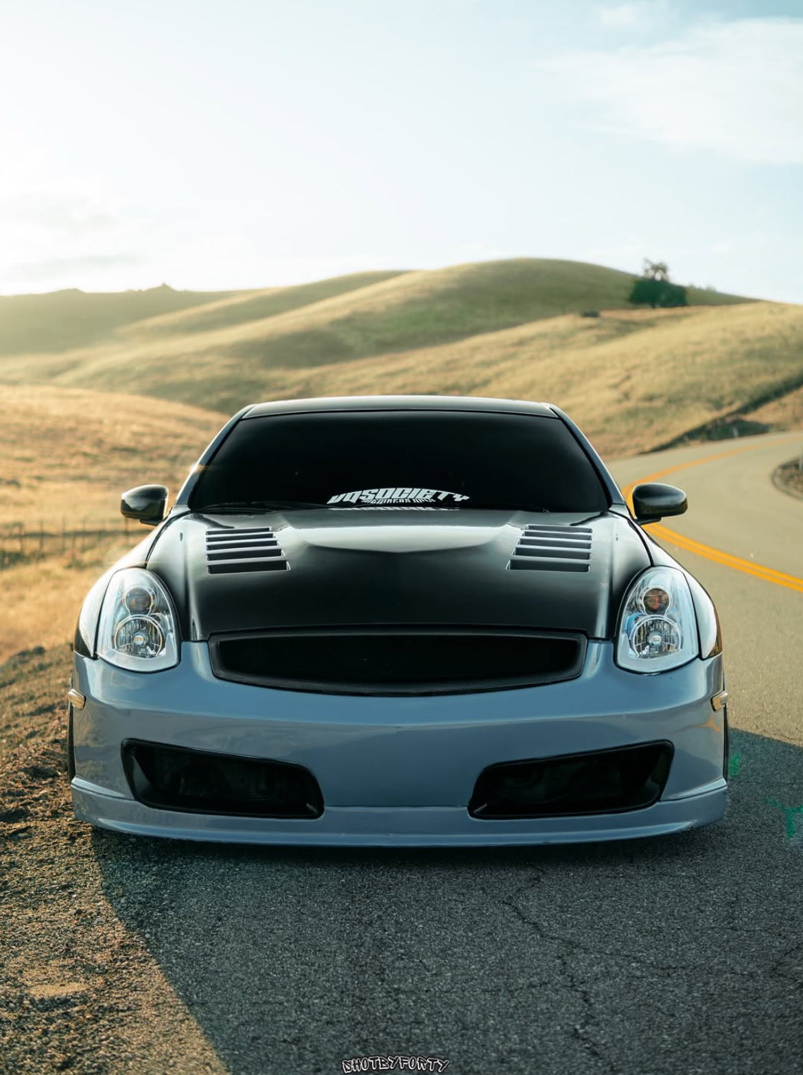 G35 Coupe HR Carbon Fiber Vented Hood | VQ35DE - Cosmetic, Coupe, Discount $30, Ebay, Free Shipping