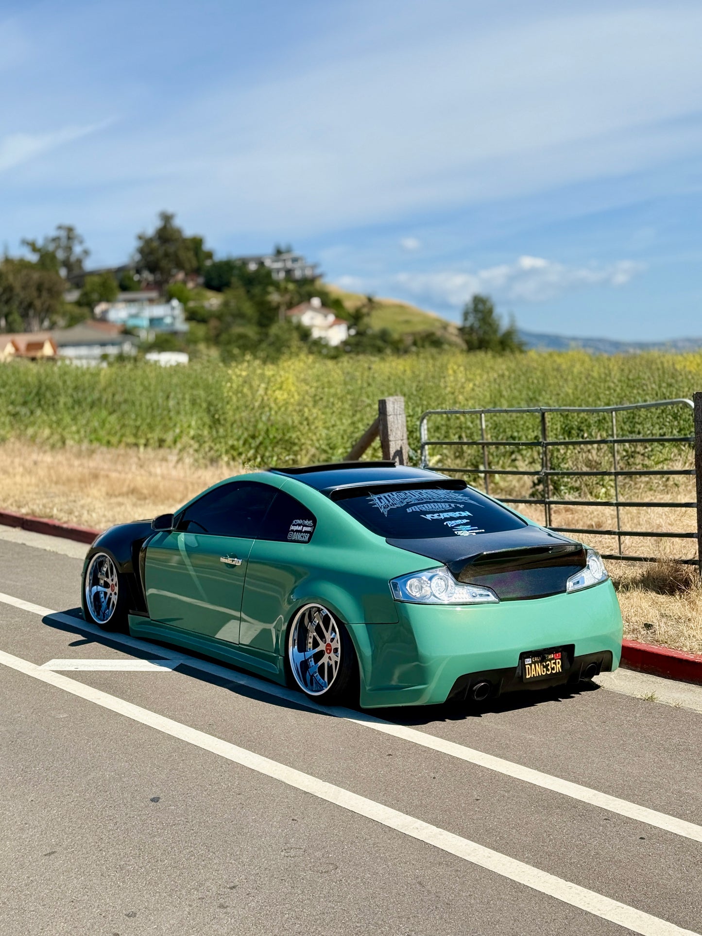 G35 Chargespeed Rear Bumper - G35 Chargespeed Rear Bumper - Bumpers, Coupe, Discount $30, G35, VQ35DE green modified