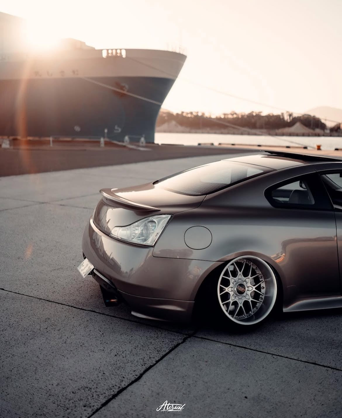 G37 Coupe Clear/Chrome Tail Lights