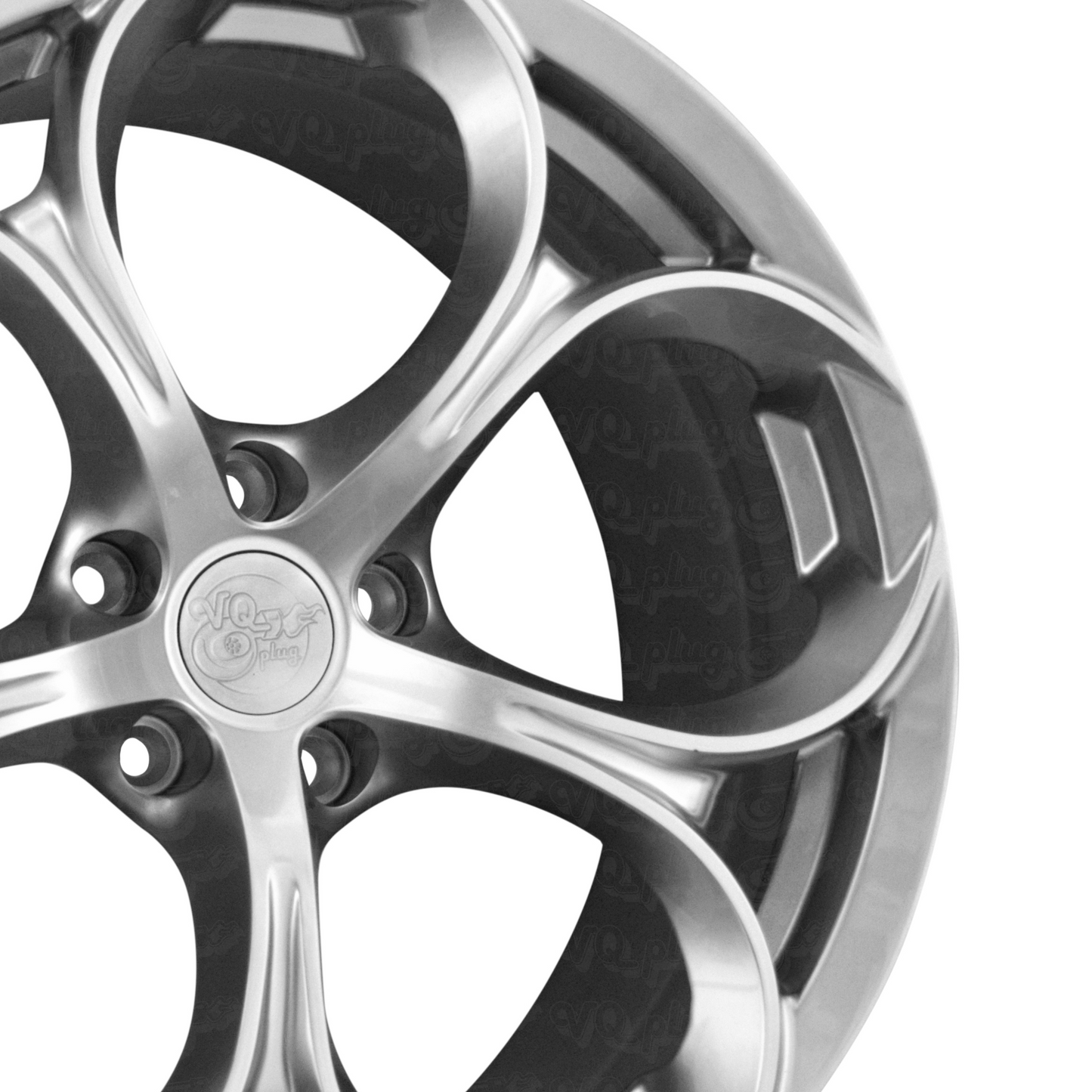 VQPLUG Alfa-1 Forged Aluminum Wheels - 350z, 370z, Competition Use, Discount $30, Ebay silver black alloy wheel