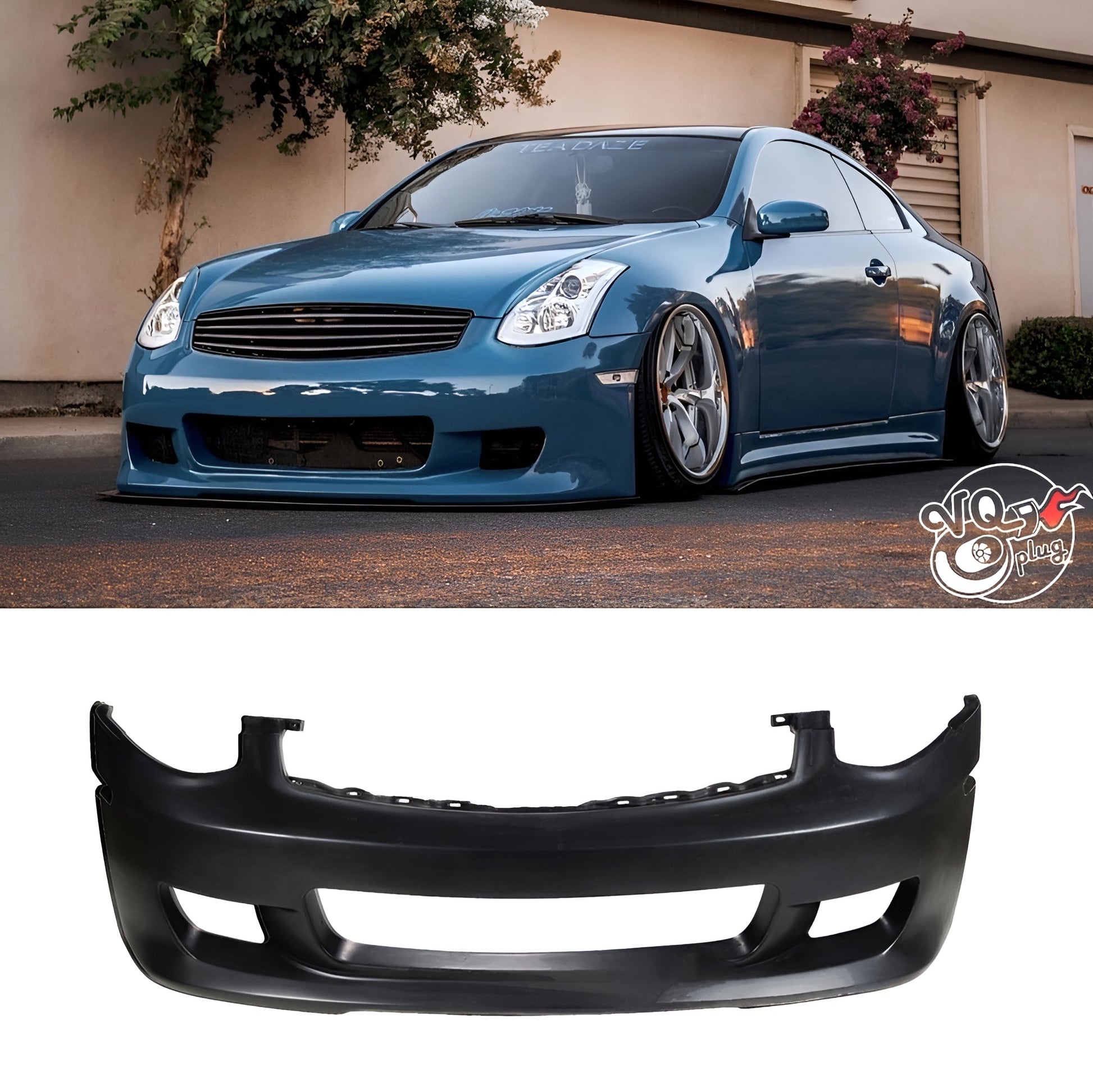 G35 Coupe Kuruma Z Front Bumper - G35 Coupe Kuruma Z Front Bumper - Bumpers, Cosmetic, Coupe, Discount $30, G35 blue