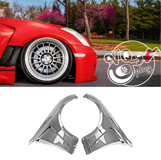 G35 Coupe Carbon Fiber Vented Fenders | 2003-2007 G35 Coupe Fender Replacements - Cosmetic, Coupe, Discount $15, Ebay,